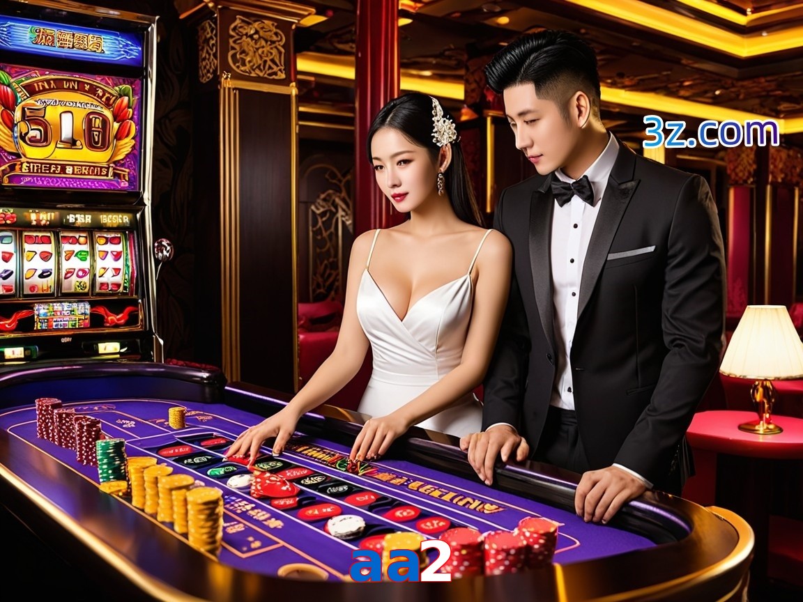 aa2 cassino online com mesa de blackjack e dealer